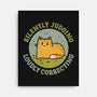 Silently Judging-None-Stretched-Canvas-kg07