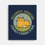 Silently Judging-None-Stretched-Canvas-kg07