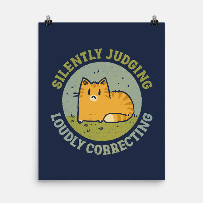 Silently Judging-None-Matte-Poster-kg07