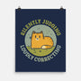 Silently Judging-None-Matte-Poster-kg07