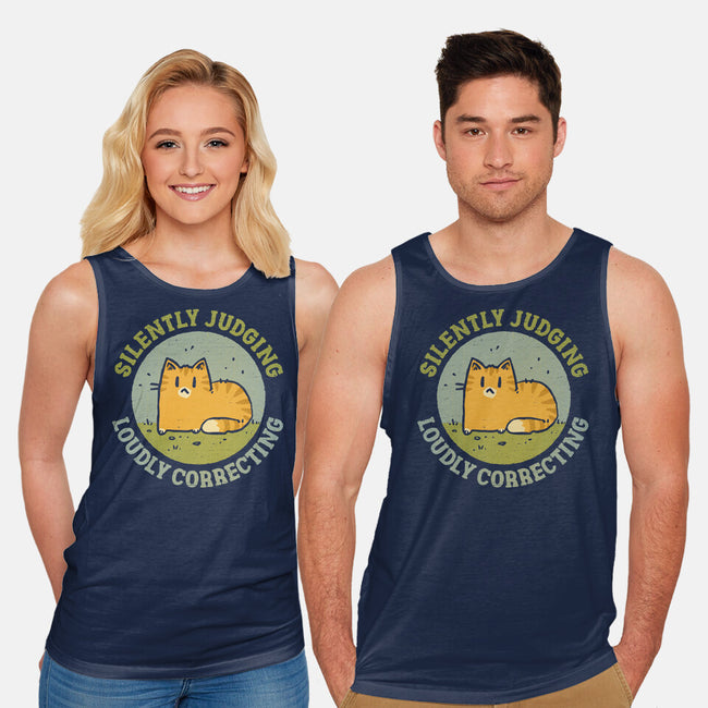 Silently Judging-Unisex-Basic-Tank-kg07