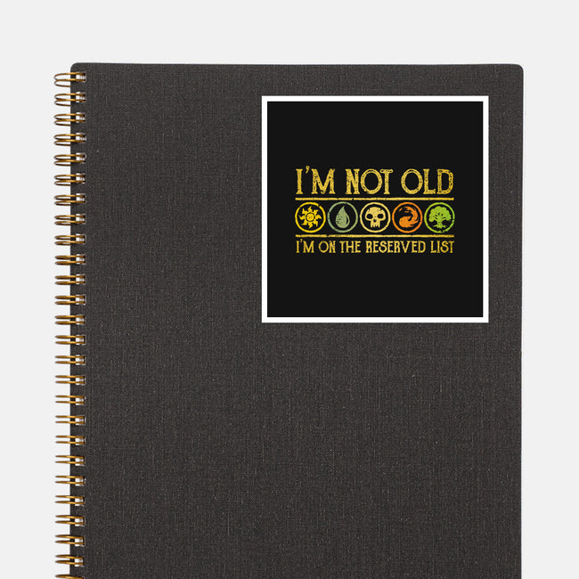 I Am On The Reserved List-None-Glossy-Sticker-kg07