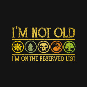 I Am On The Reserved List