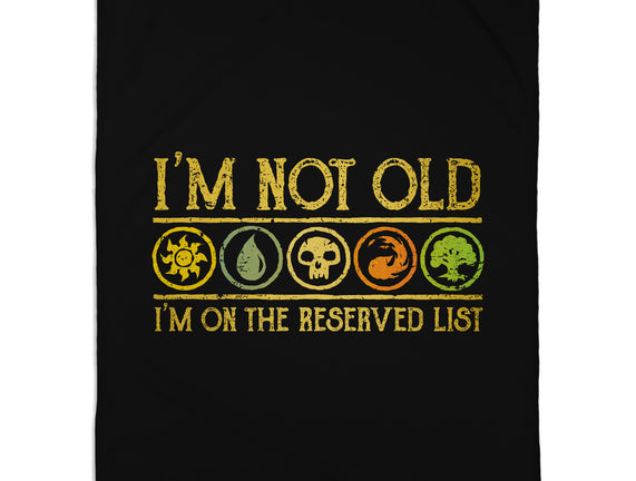 I Am On The Reserved List