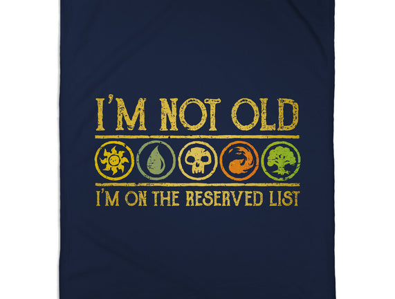 I Am On The Reserved List
