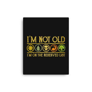 I Am On The Reserved List
