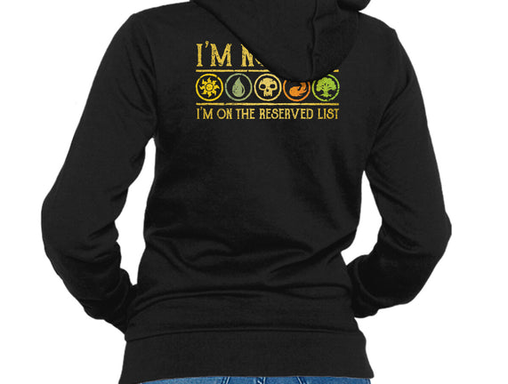 I Am On The Reserved List