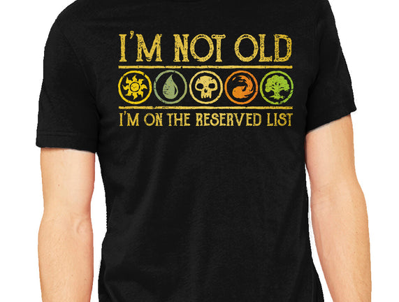 I Am On The Reserved List