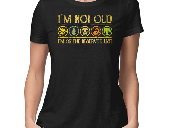 I Am On The Reserved List