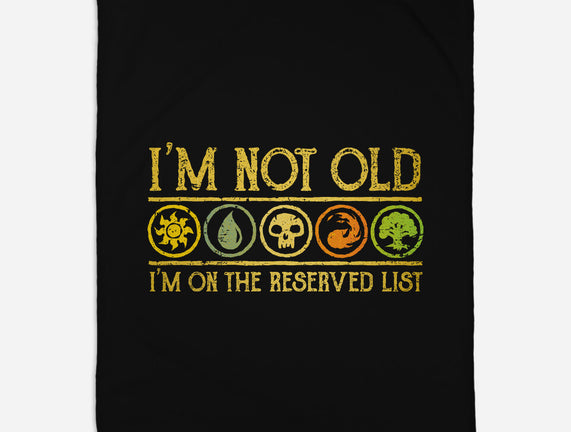 I Am On The Reserved List