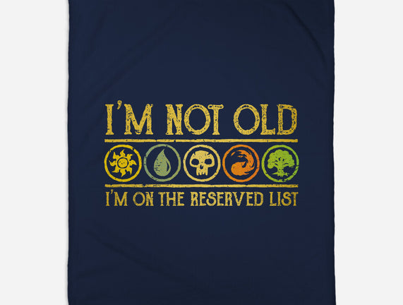 I Am On The Reserved List
