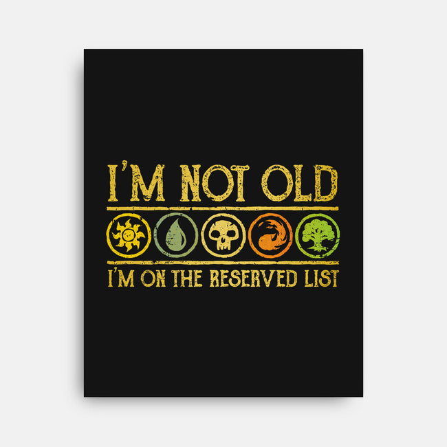 I Am On The Reserved List-None-Stretched-Canvas-kg07