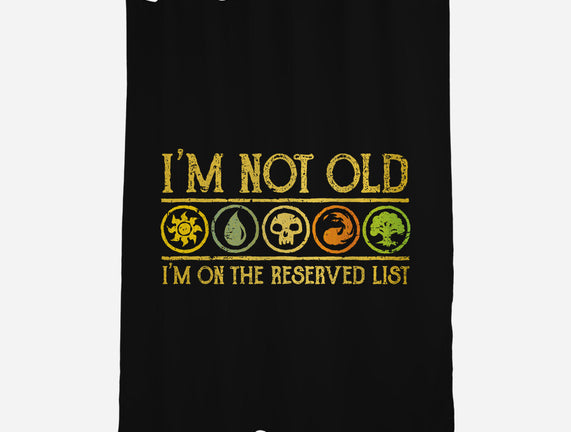 I Am On The Reserved List