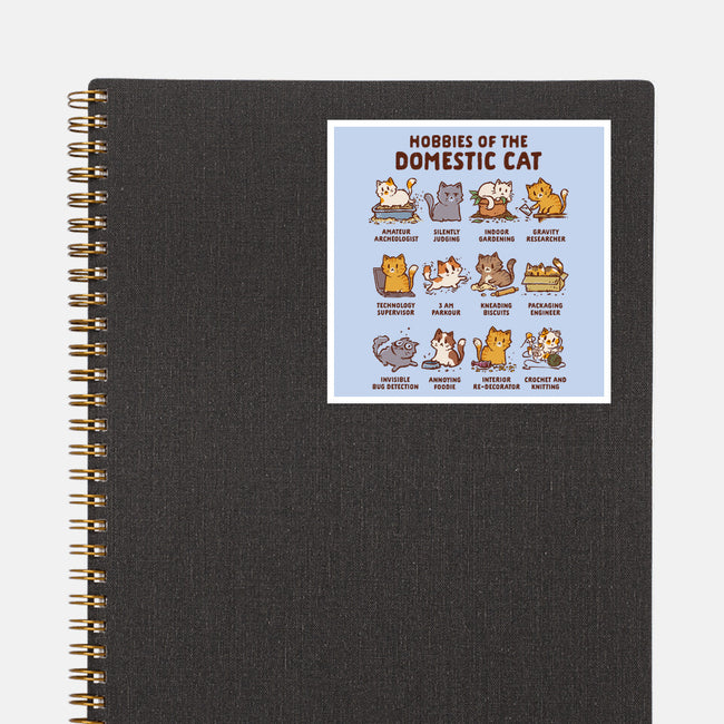 Cat Hobbies-None-Glossy-Sticker-kg07