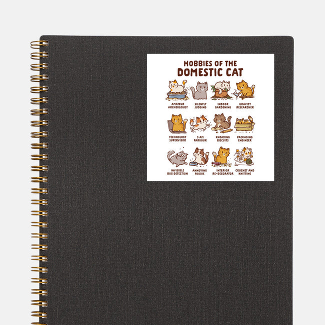 Cat Hobbies-None-Glossy-Sticker-kg07