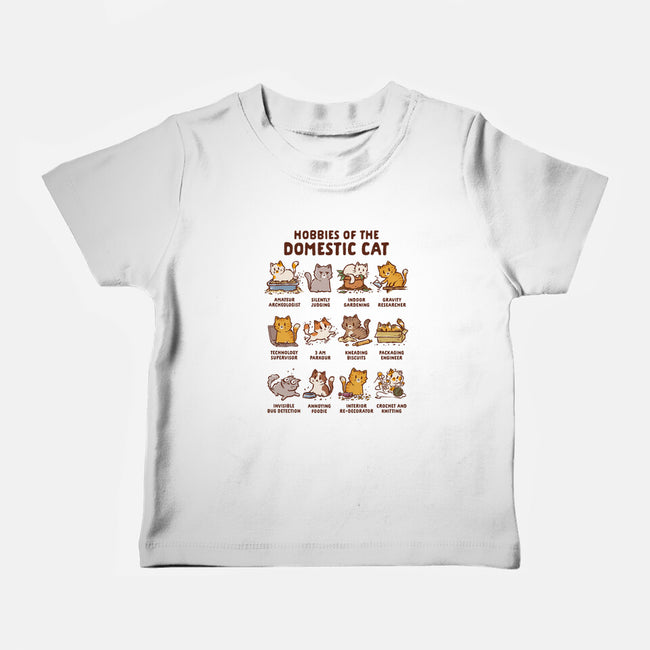 Cat Hobbies-Baby-Basic-Tee-kg07