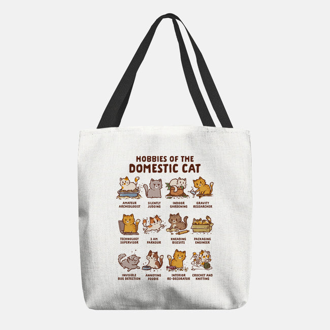 Cat Hobbies-None-Basic Tote-Bag-kg07