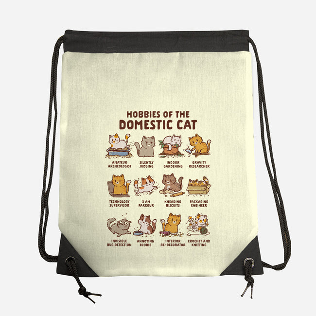 Cat Hobbies-None-Drawstring-Bag-kg07