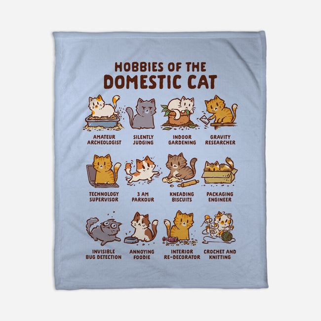 Cat Hobbies-None-Fleece-Blanket-kg07