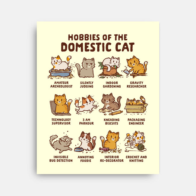 Cat Hobbies-None-Stretched-Canvas-kg07