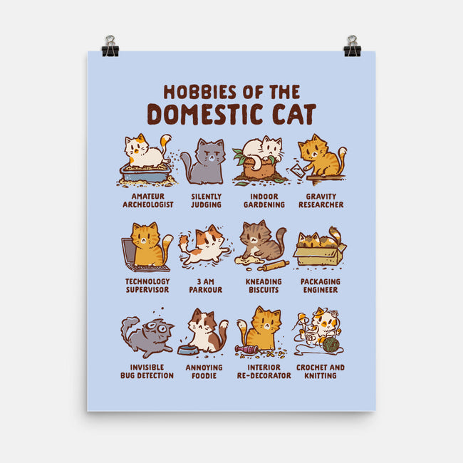 Cat Hobbies-None-Matte-Poster-kg07