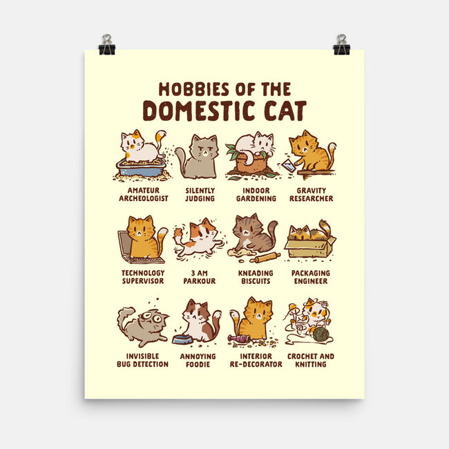 Cat Hobbies-None-Matte-Poster-kg07