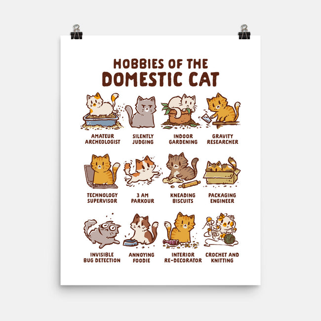 Cat Hobbies-None-Matte-Poster-kg07