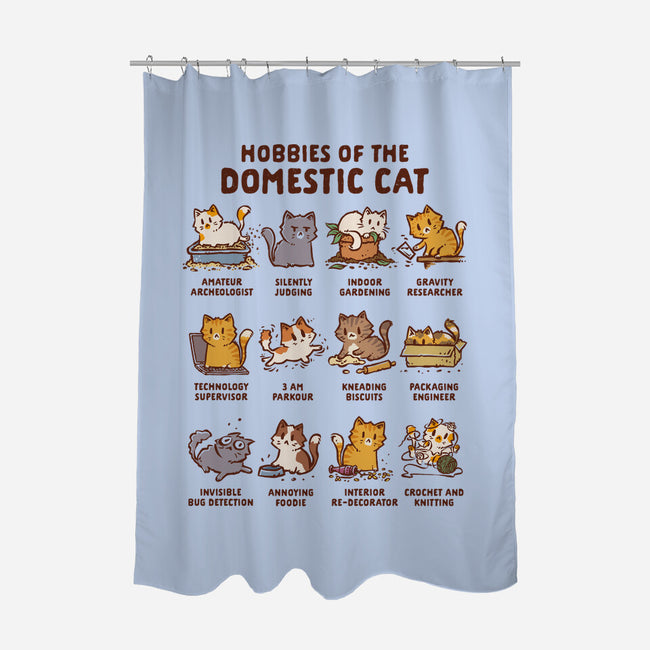 Cat Hobbies-None-Polyester-Shower Curtain-kg07