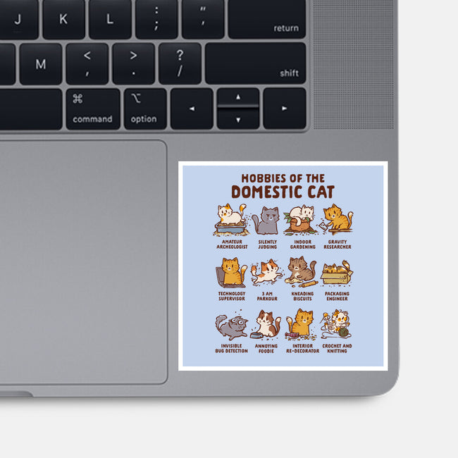 Cat Hobbies-None-Glossy-Sticker-kg07