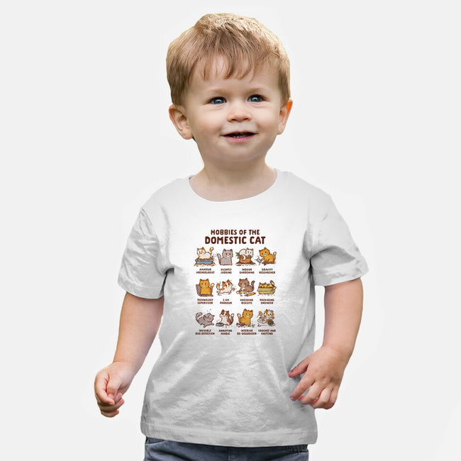 Cat Hobbies-Baby-Basic-Tee-kg07