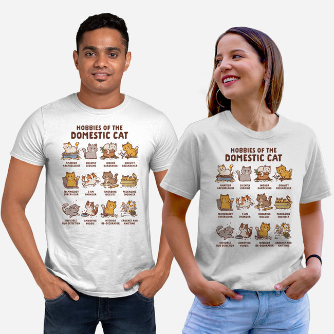 Cat Hobbies-Unisex-Basic-Tee-kg07