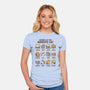 Cat Hobbies-Womens-Fitted-Tee-kg07