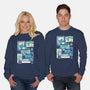 Cat Virus Funny Kitten-Unisex-Crew Neck-Sweatshirt-tobefonseca