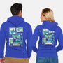 Cat Virus Funny Kitten-Unisex-Zip-Up-Sweatshirt-tobefonseca