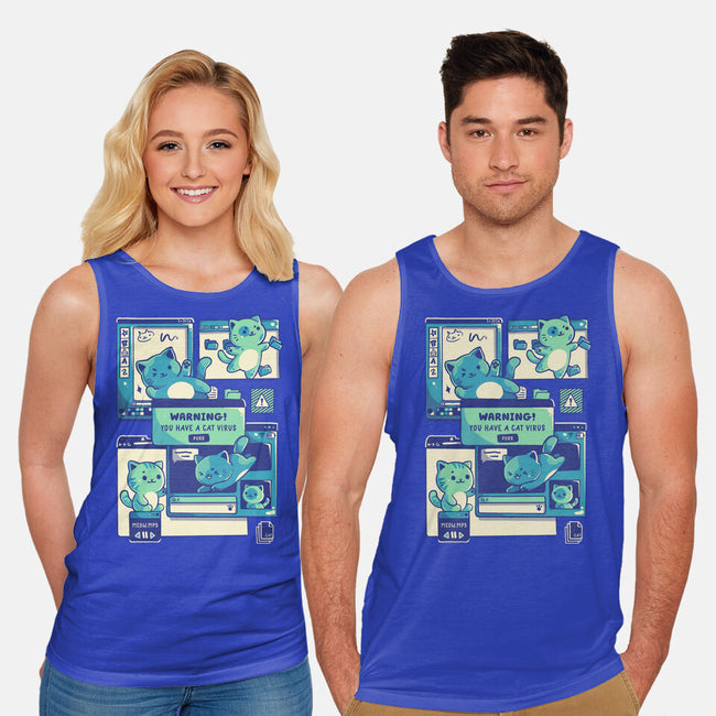 Cat Virus Funny Kitten-Unisex-Basic-Tank-tobefonseca
