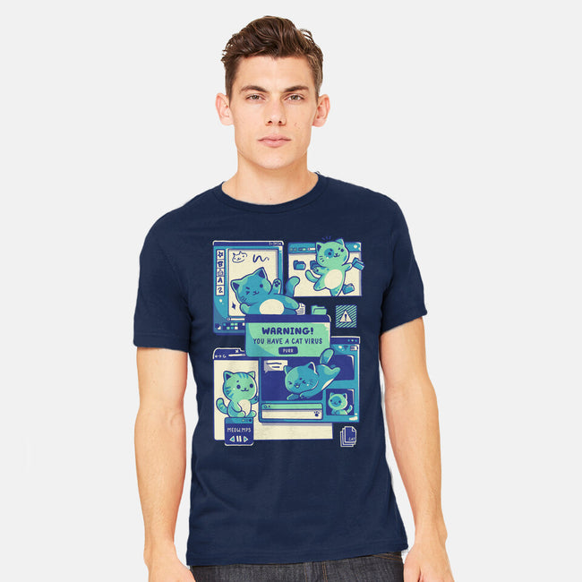 Cat Virus Funny Kitten-Mens-Heavyweight-Tee-tobefonseca