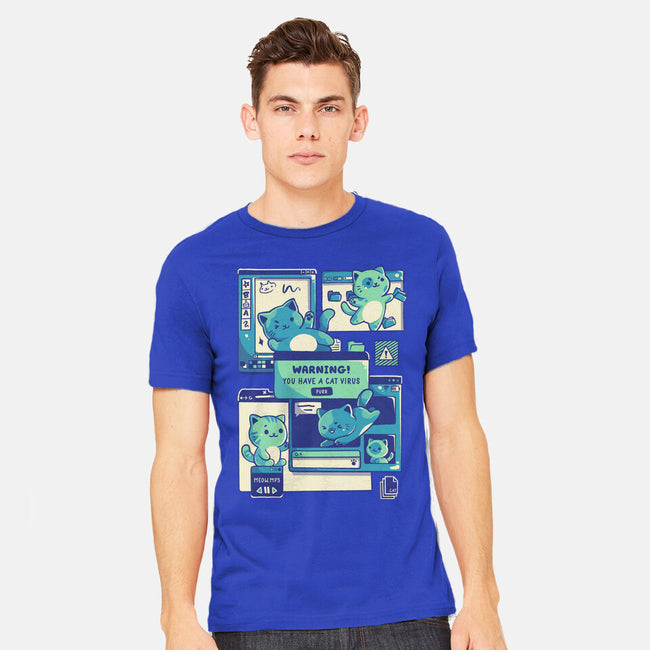 Cat Virus Funny Kitten-Mens-Heavyweight-Tee-tobefonseca