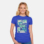 Cat Virus Funny Kitten-Womens-Fitted-Tee-tobefonseca