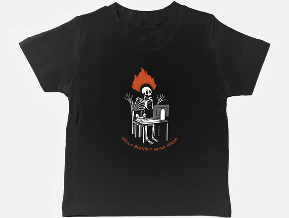 Skeleton Computer Burnout