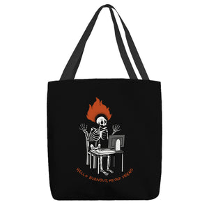 Skeleton Computer Burnout