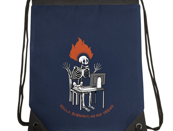 Skeleton Computer Burnout