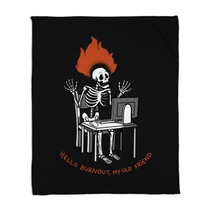 Skeleton Computer Burnout