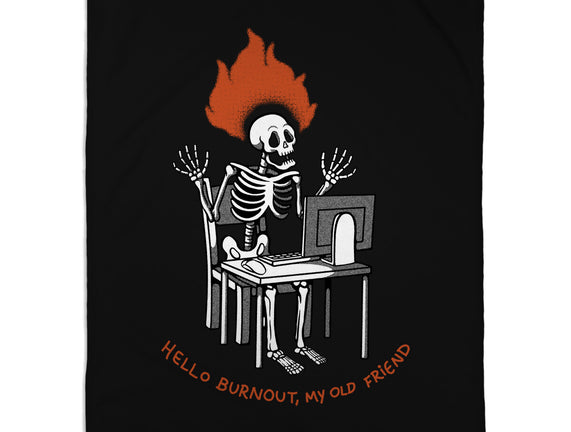 Skeleton Computer Burnout