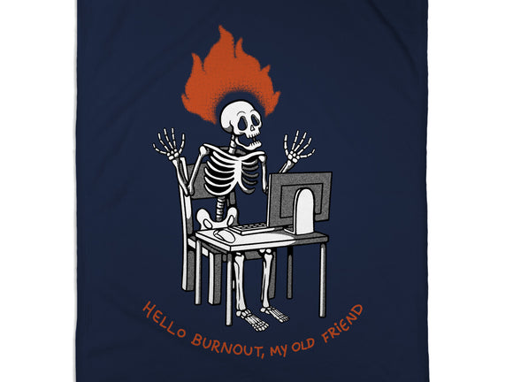 Skeleton Computer Burnout