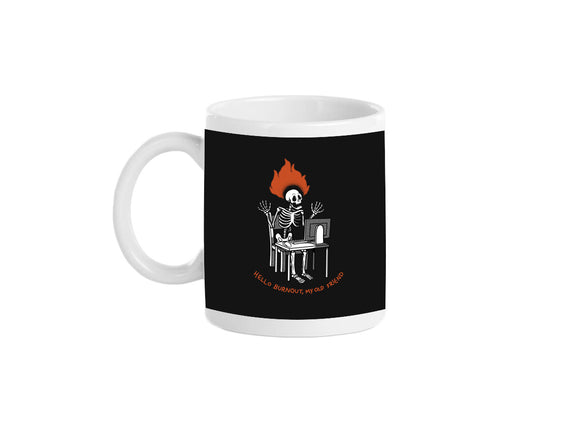 Skeleton Computer Burnout
