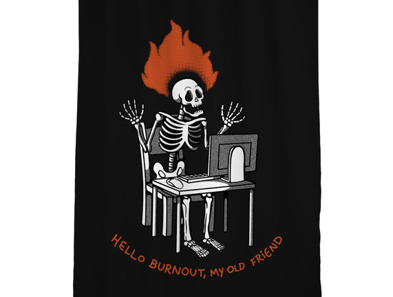Skeleton Computer Burnout