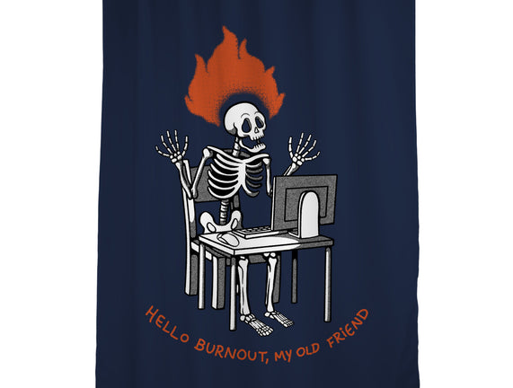 Skeleton Computer Burnout