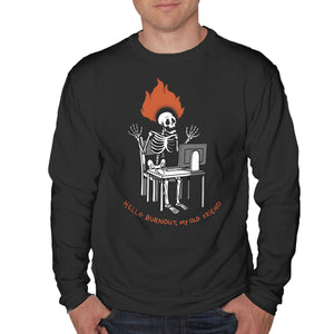 Skeleton Computer Burnout