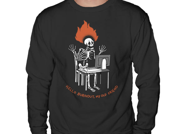 Skeleton Computer Burnout
