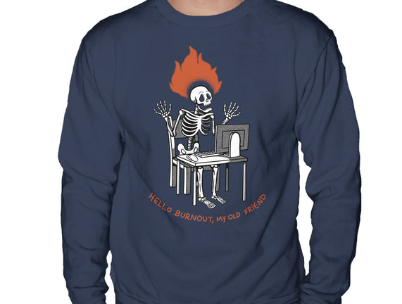 Skeleton Computer Burnout